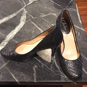 Cole Haan black leather heels